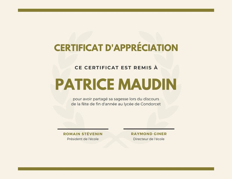 Certificats De Mérite Les Plus Beaux Modèles Du Web Canva