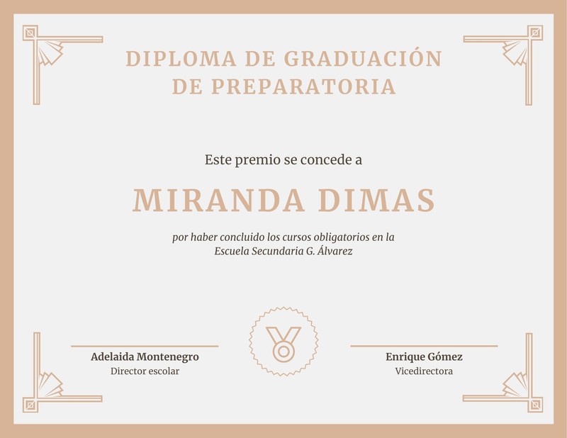 Plantillas Para Diplomas Personalizables Gratis Canva 4036
