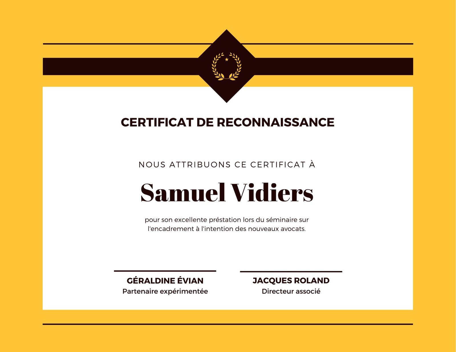 Certificat de reconnaissance diplôme modèles gratuits Canva