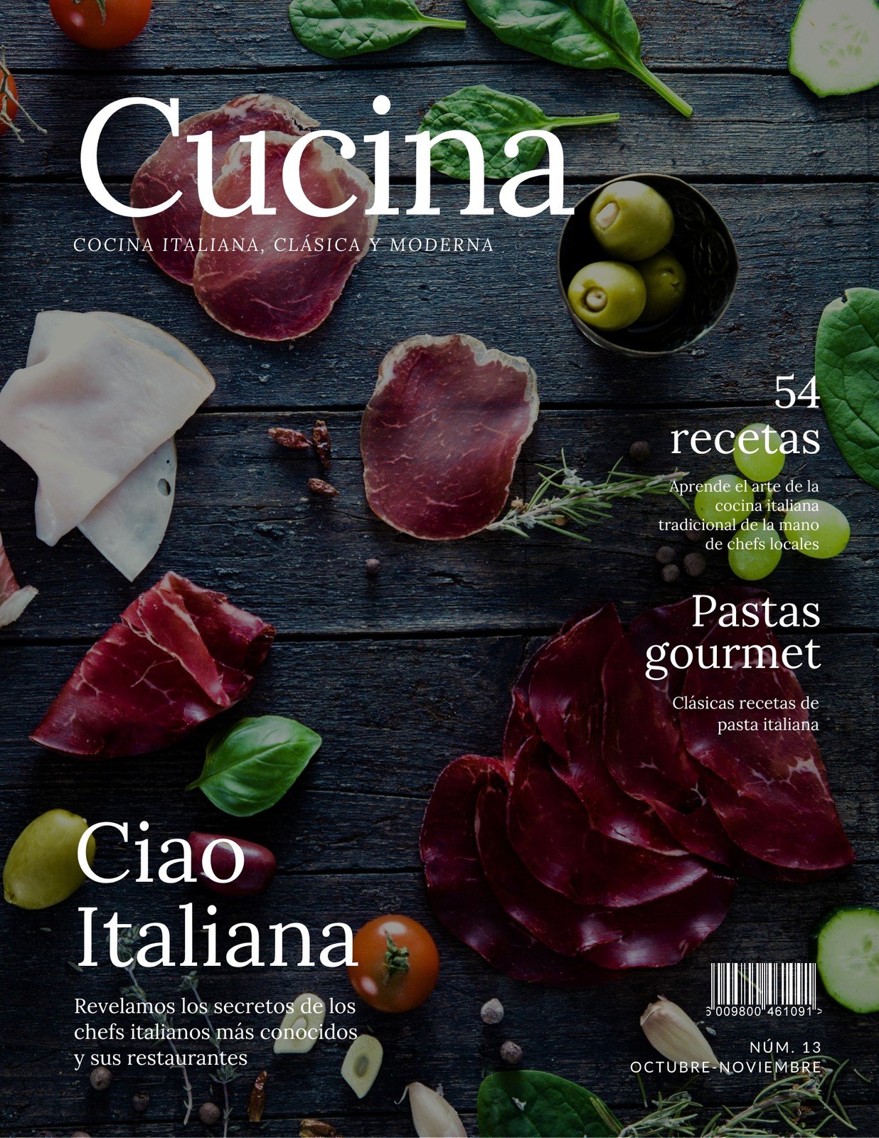 Plantillas para portadas de revistas de comida | Canva