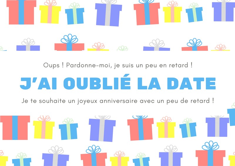 Joyeux Anniversaire Tardif Meaning