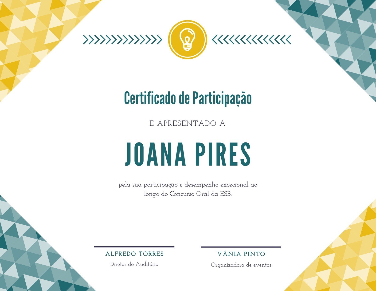 Modelo De Certificado Ou Diploma De Melhor Jogador Do Torneio De