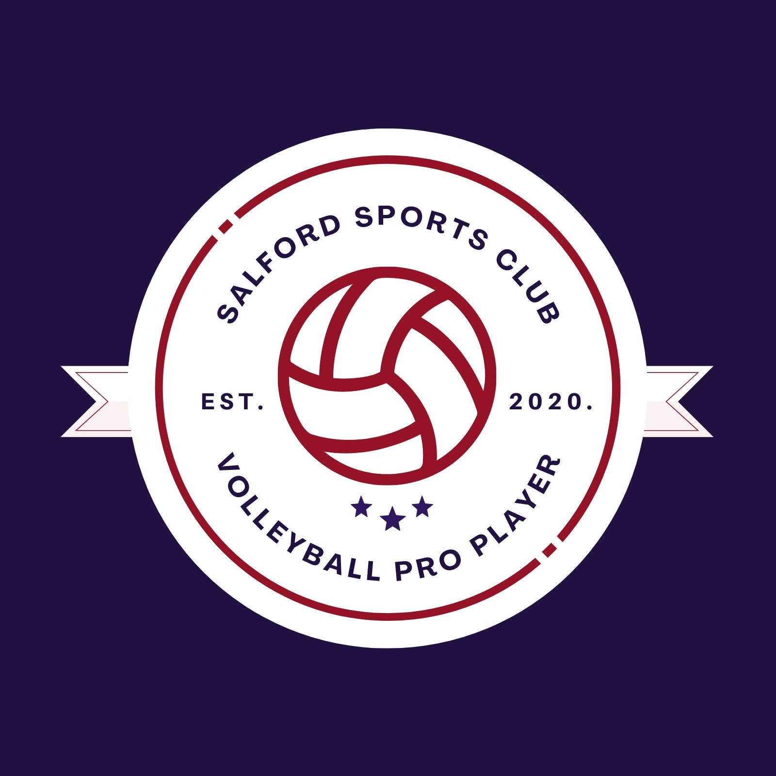 simple sports team logo