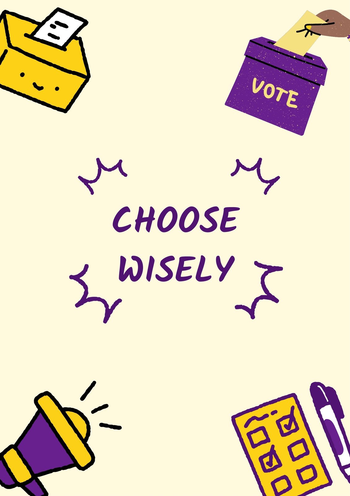 school election posters for kids