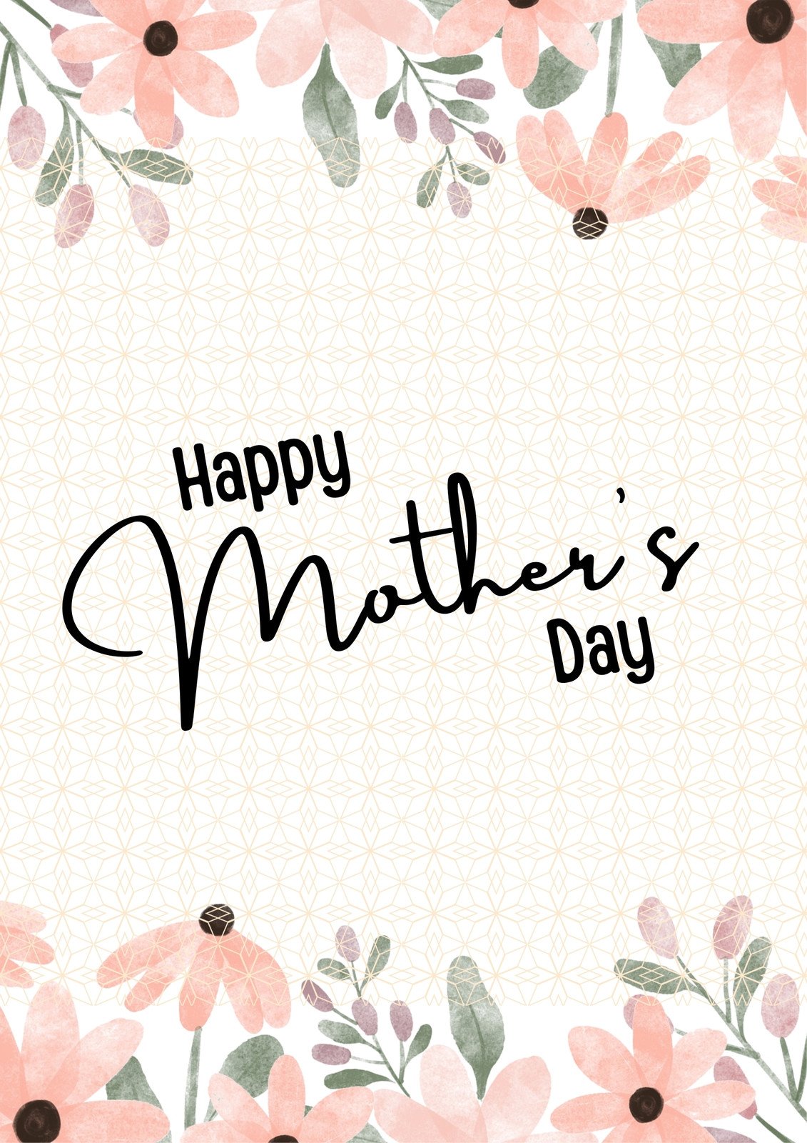 Free and customizable mothers day templates