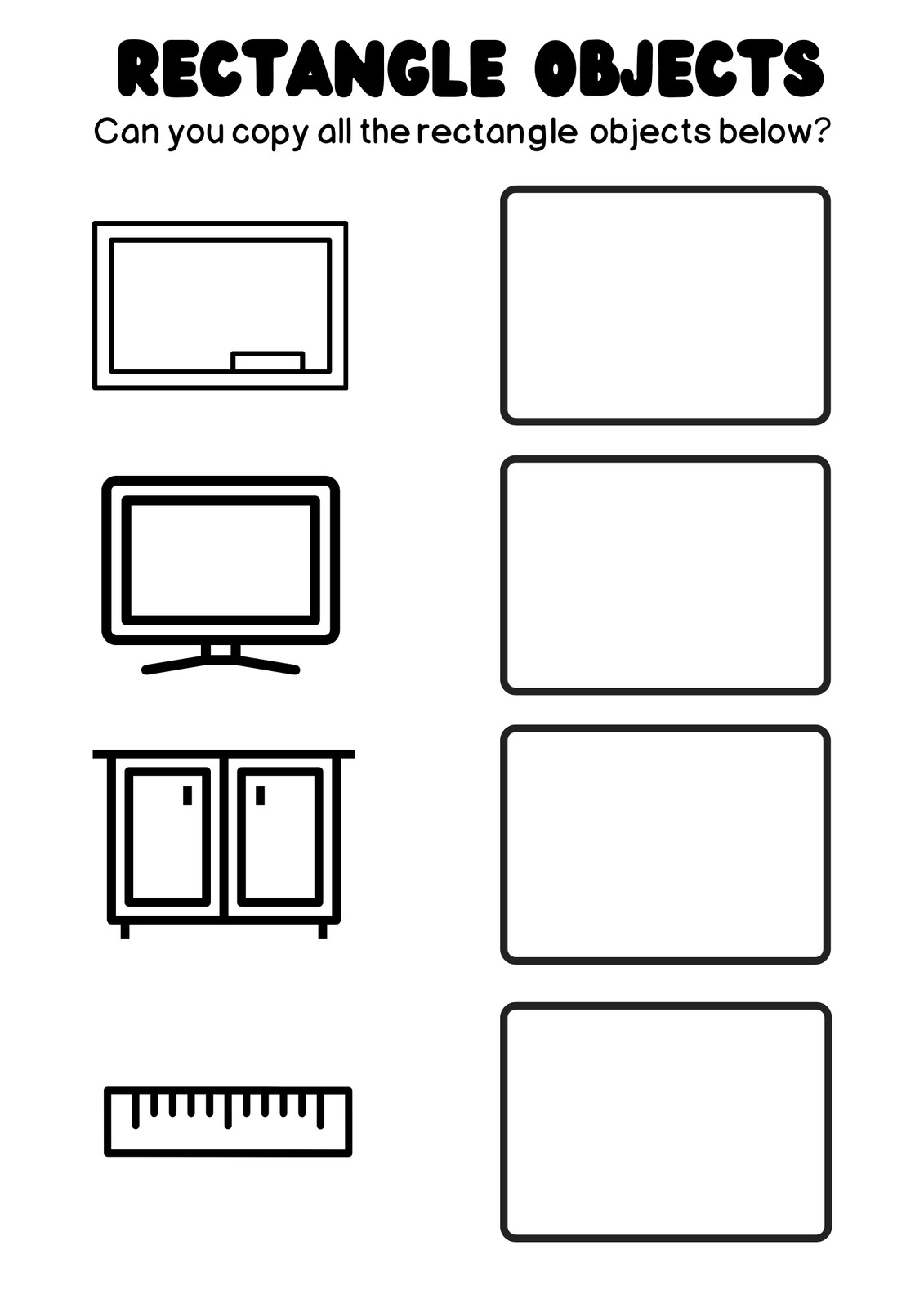 rectangular objects