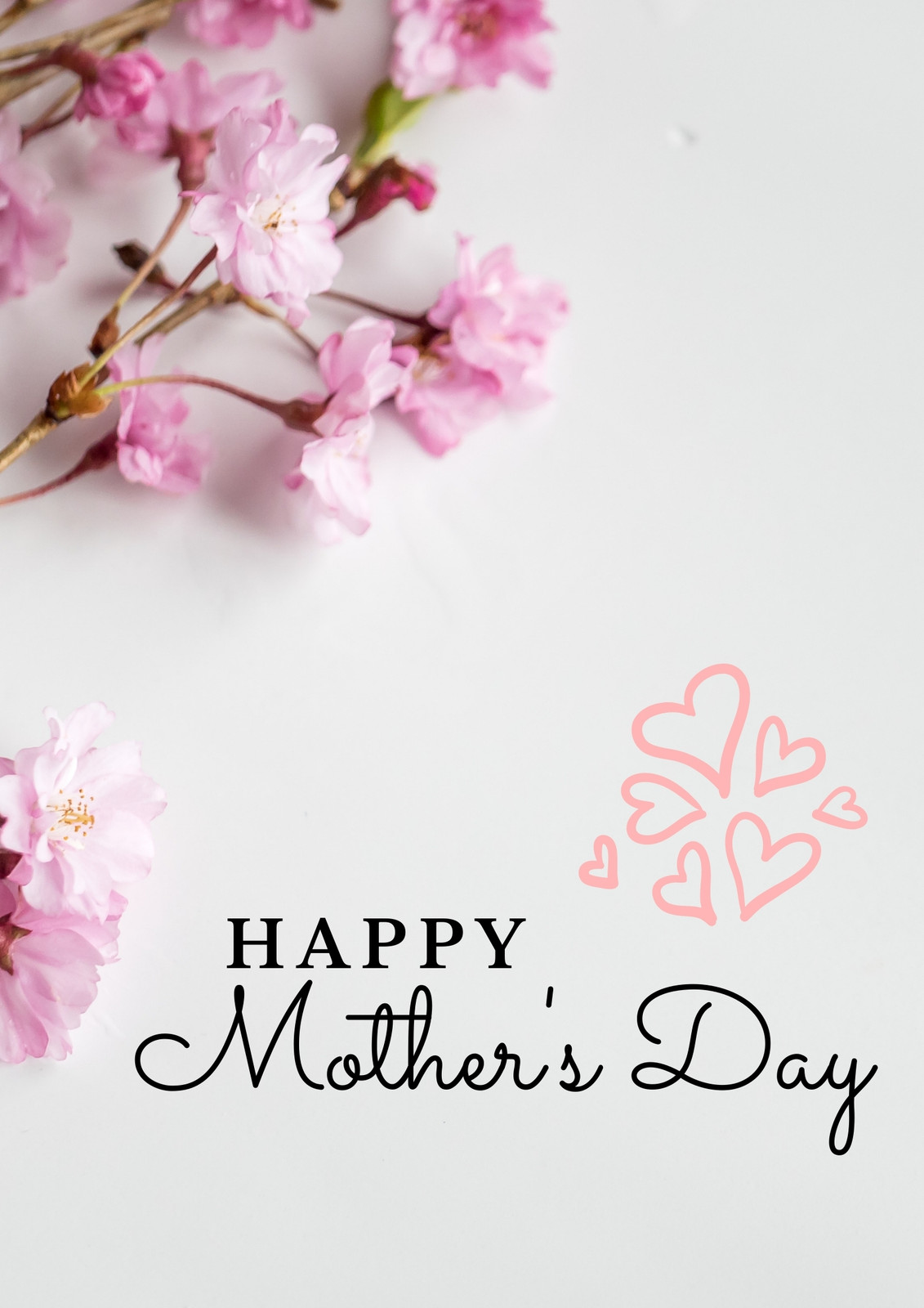 Happy Mother's Day. Hand Drawn Lettering As Mother's Day Logo, Badge, Icon.  Template For Happy Mother's Day, Invitation, Greeting Card, Web, Postcard.  Royalty Free SVG, Cliparts, Vectors, and Stock Illustration. Image 97628490.