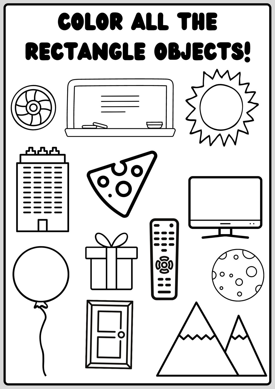 rectangle coloring pages