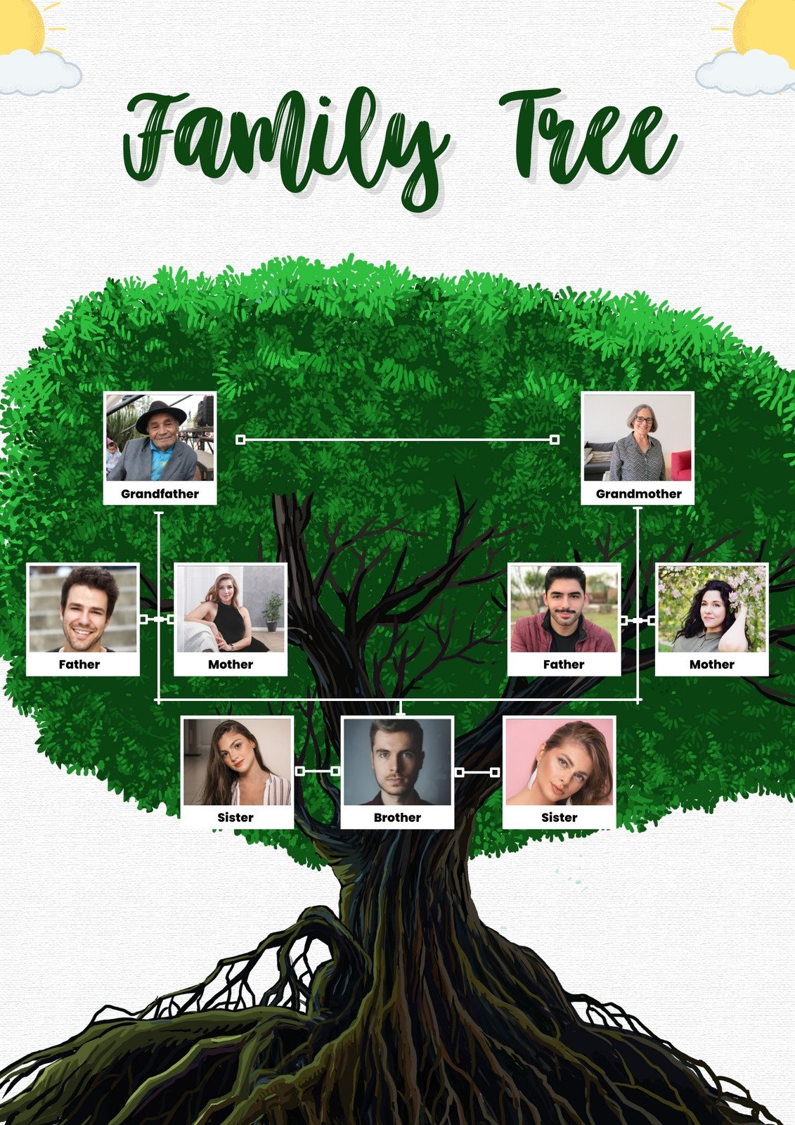  Family Tree Workbook, Family Tree Organizer Book 16