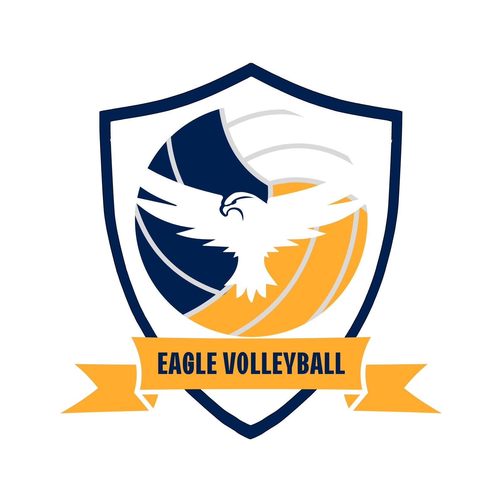 Sports Volleyball Logo