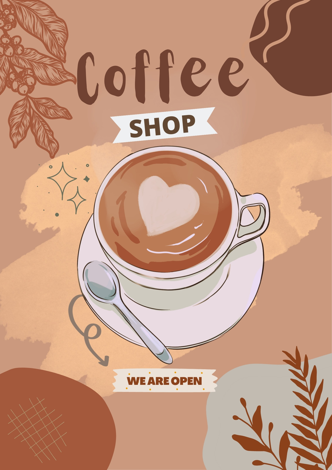Free and customizable cafe templates
