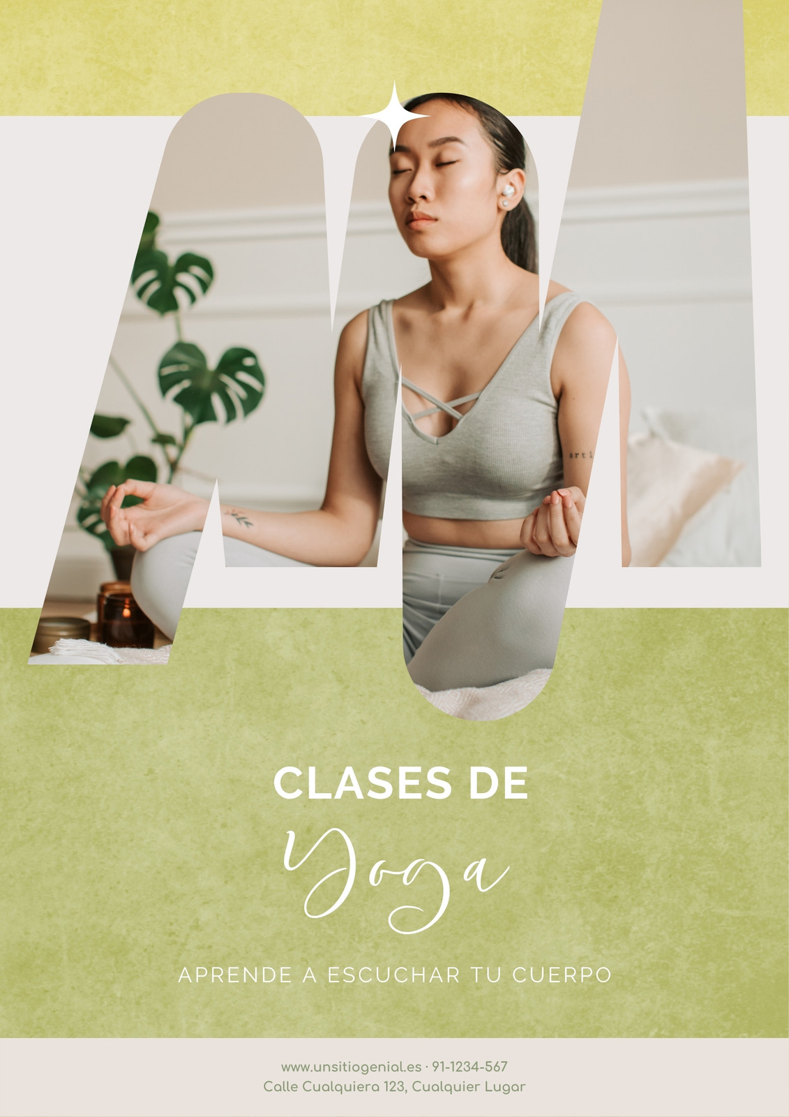 Page 2 - Free customizable and printable yoga flyer templates