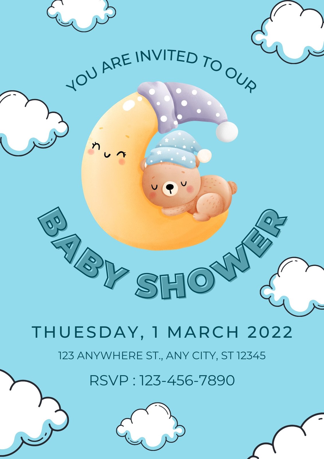 Page 5 - Free and customizable baby shower templates