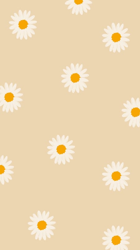 Free and customizable daisy wallpaper templates