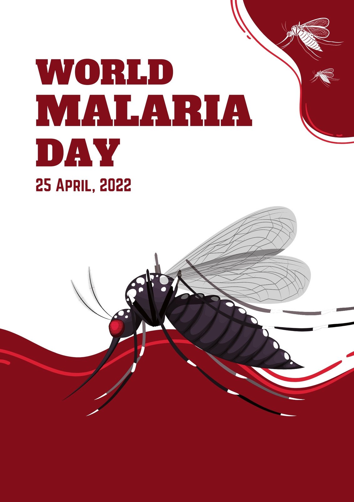 Malaria Clipart PNG Images, World Malaria Day Poster, World Drawing, Poster  Drawing, World Sketch PNG Image For Free Download