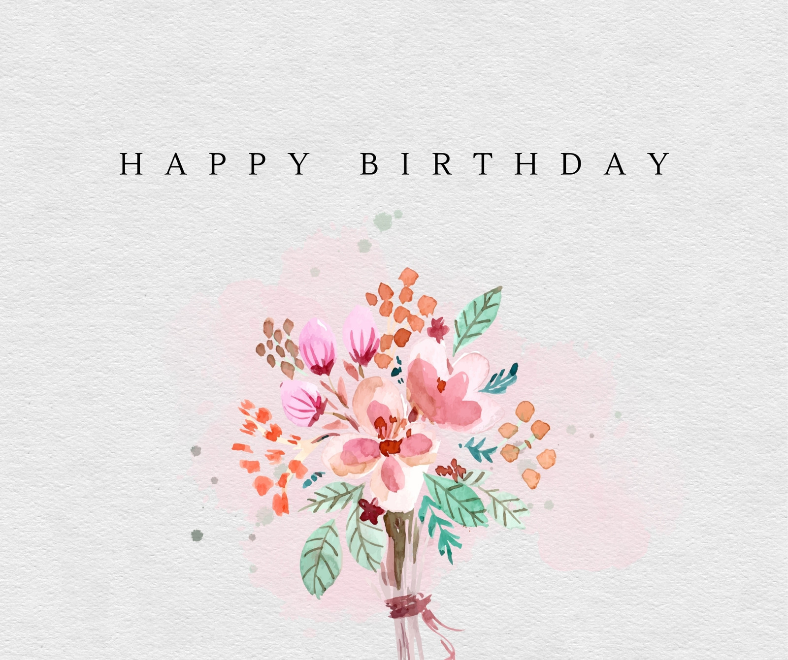 happy birthday flowers images for facebook