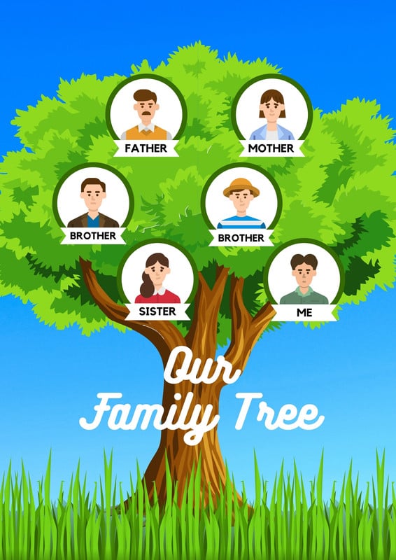 Free and customizable tree templates