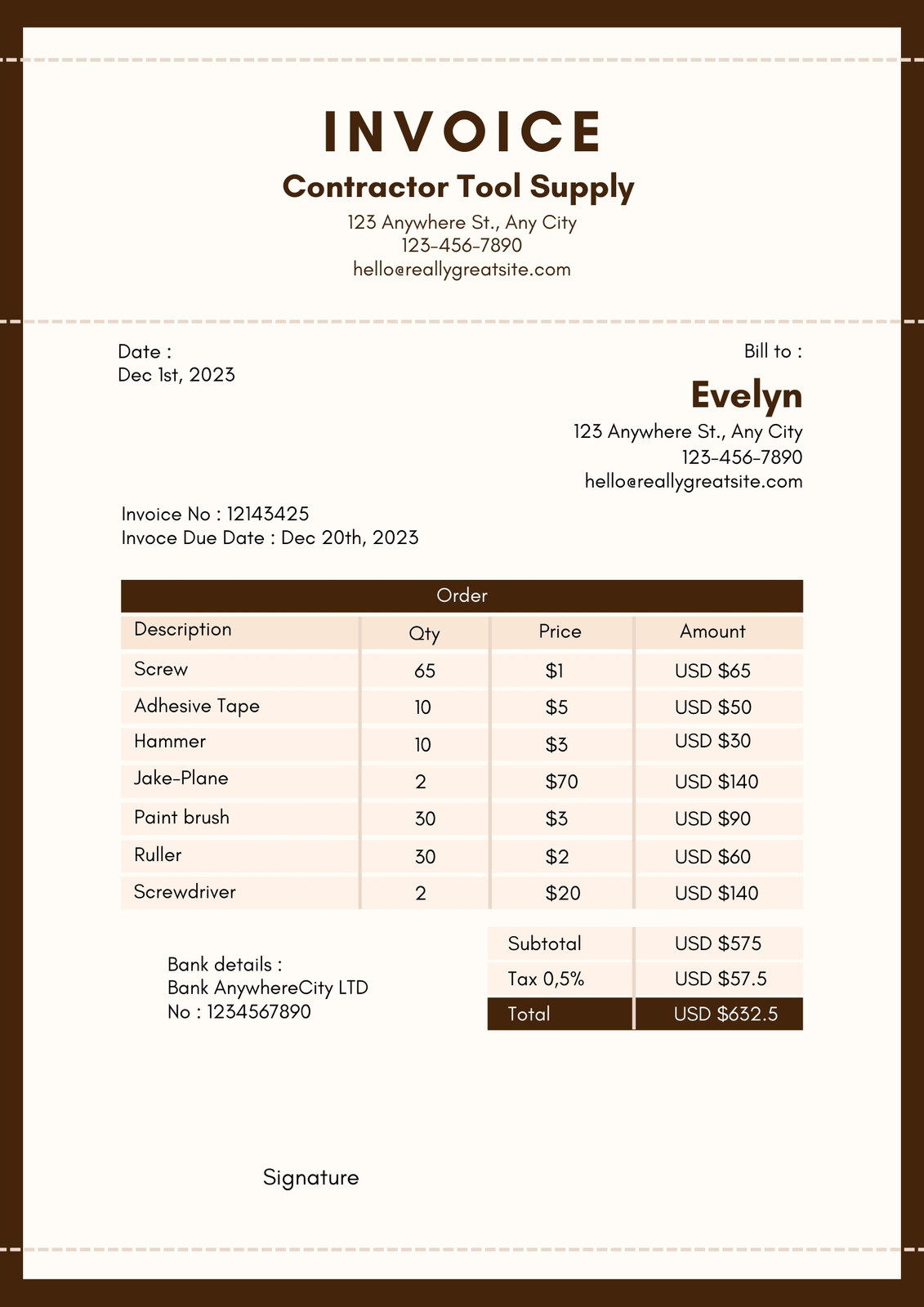 Page 3 - Free printable, customizable service invoice templates | Canva