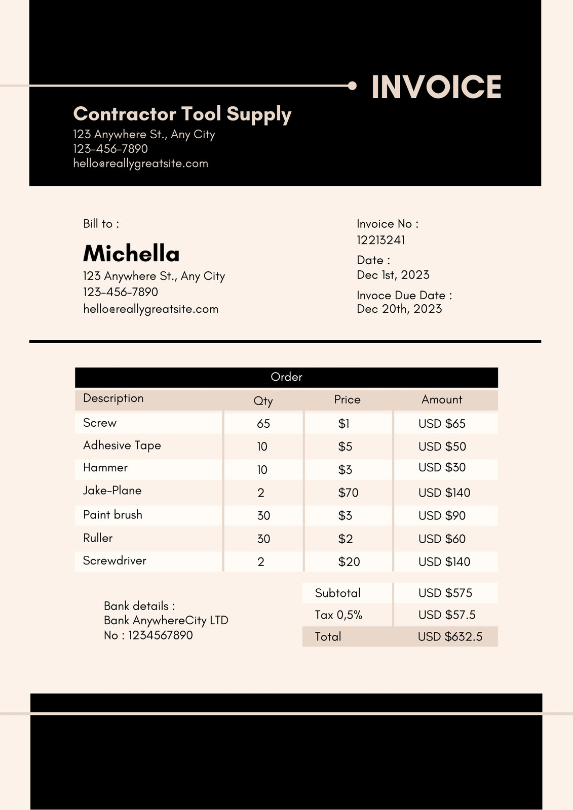 Page 2 - Free printable, customizable service invoice templates
