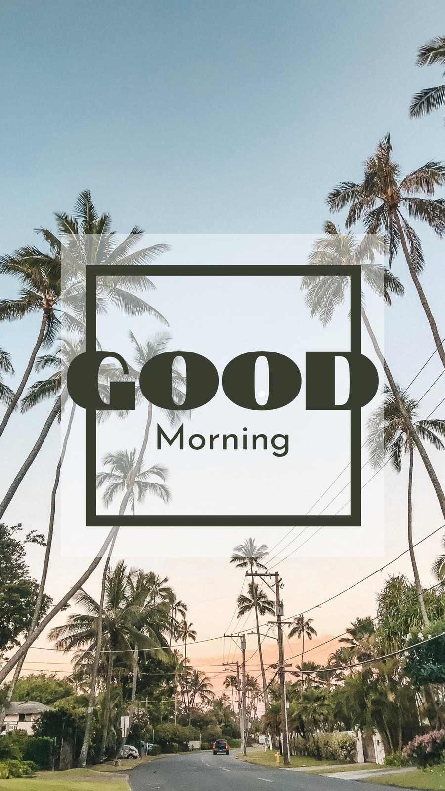 good morning logo wallpaper