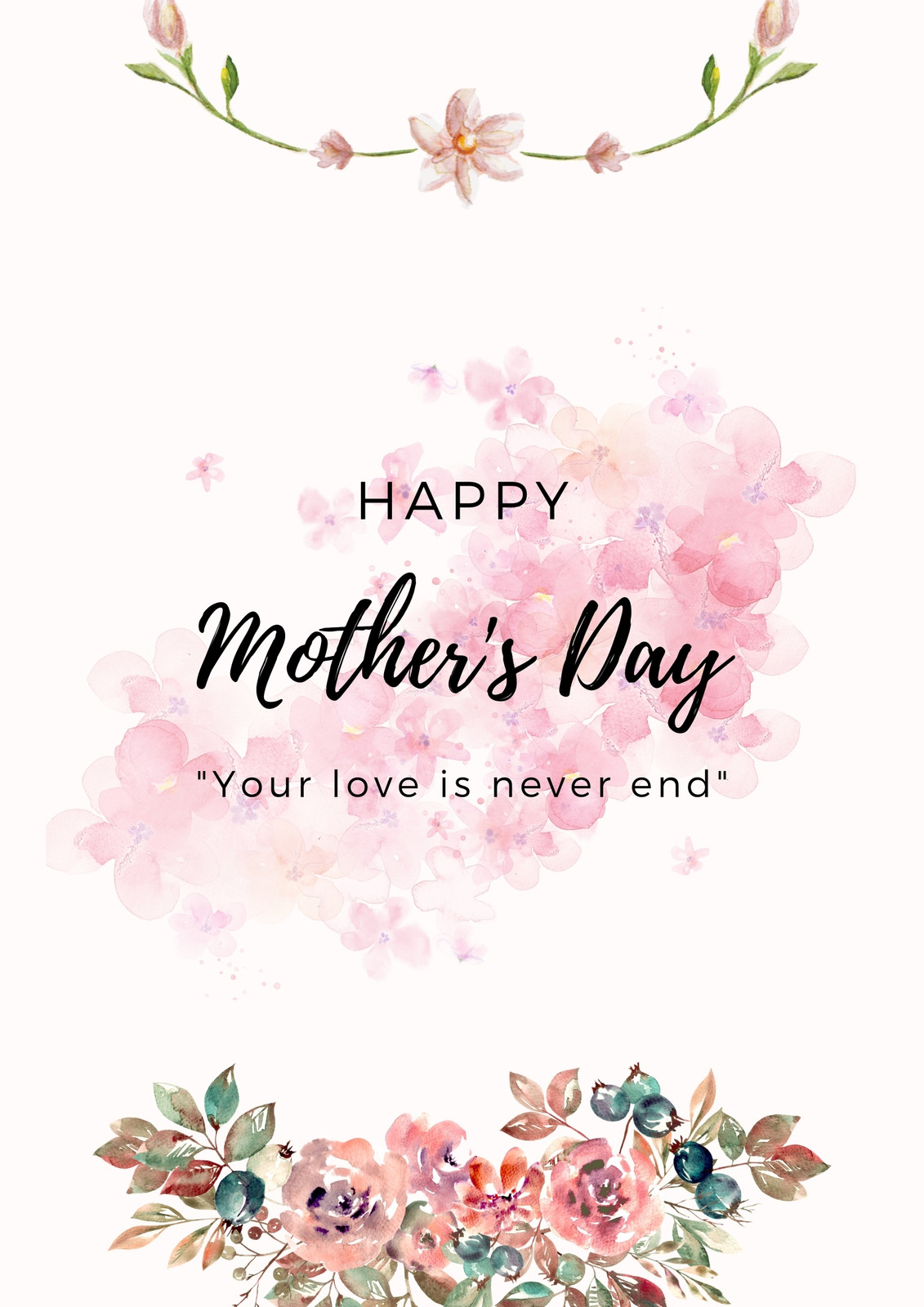 Design & Templates Paper floral spring instagram flyer summer MOTHERS