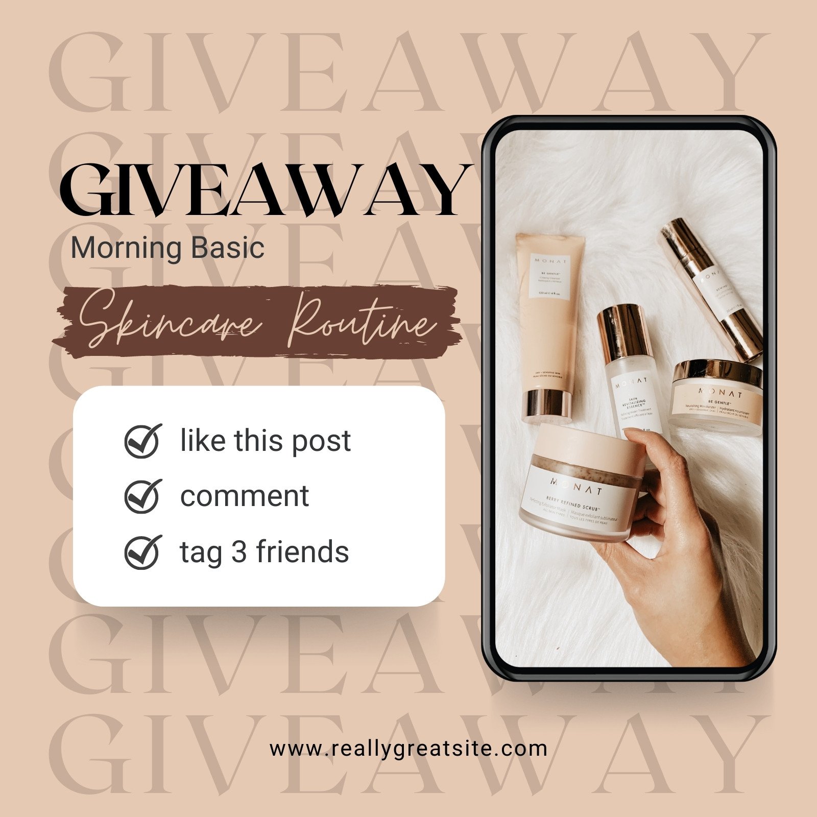 Free skincare giveaway