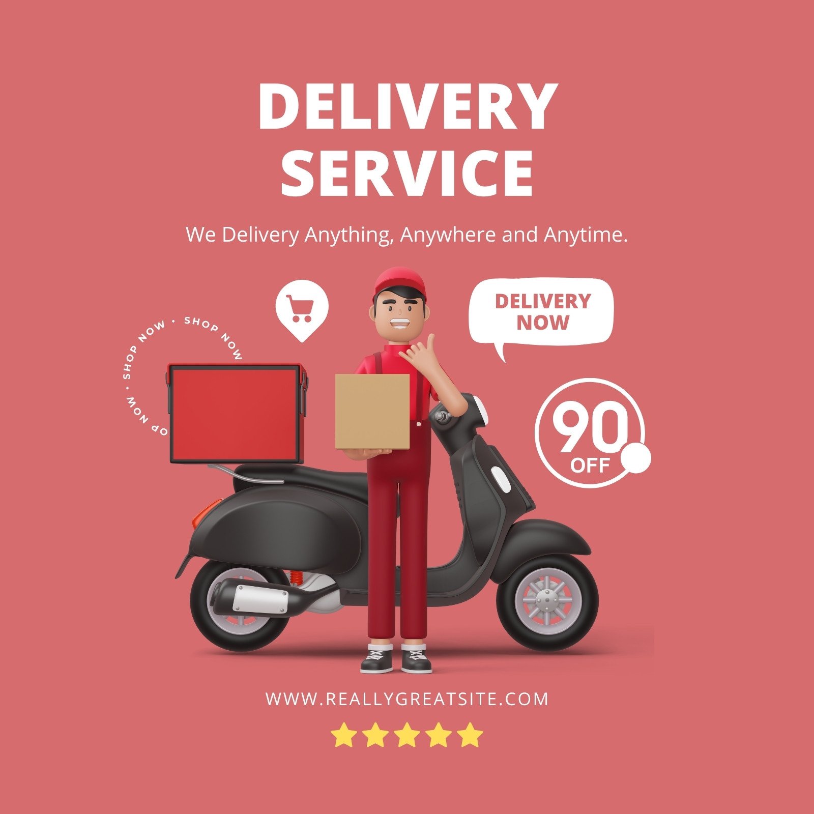 free home delivery banner