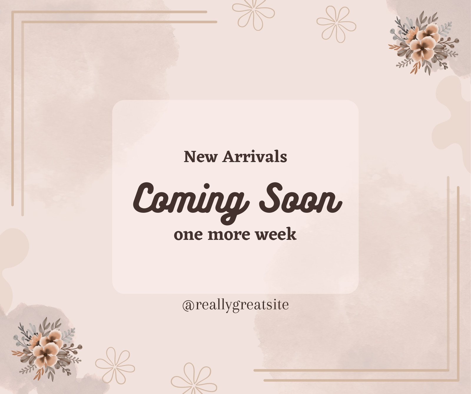 New Arrivals Coming Soon