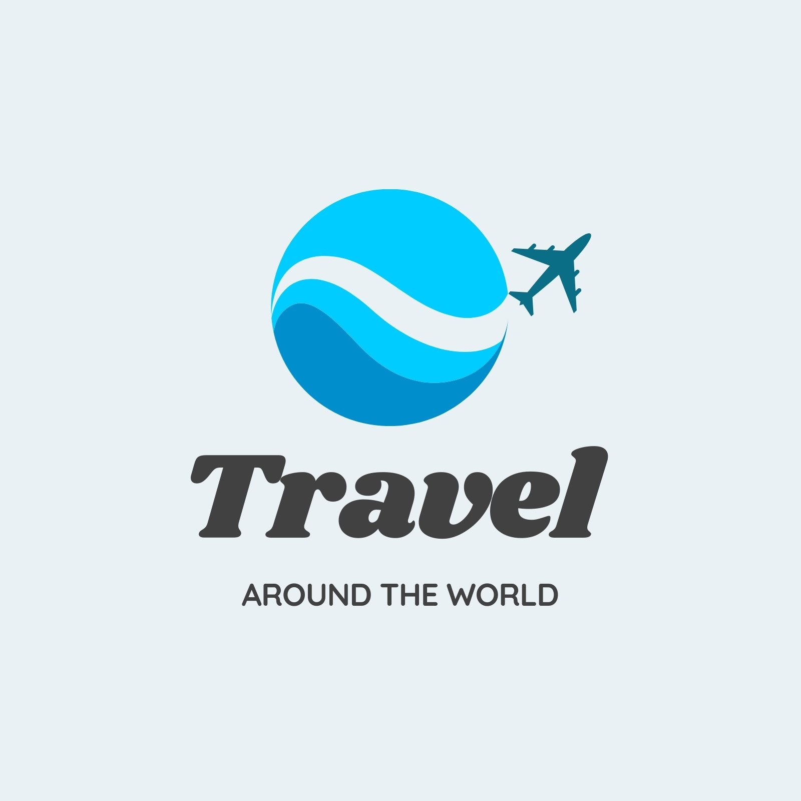 travel tourism logo design
