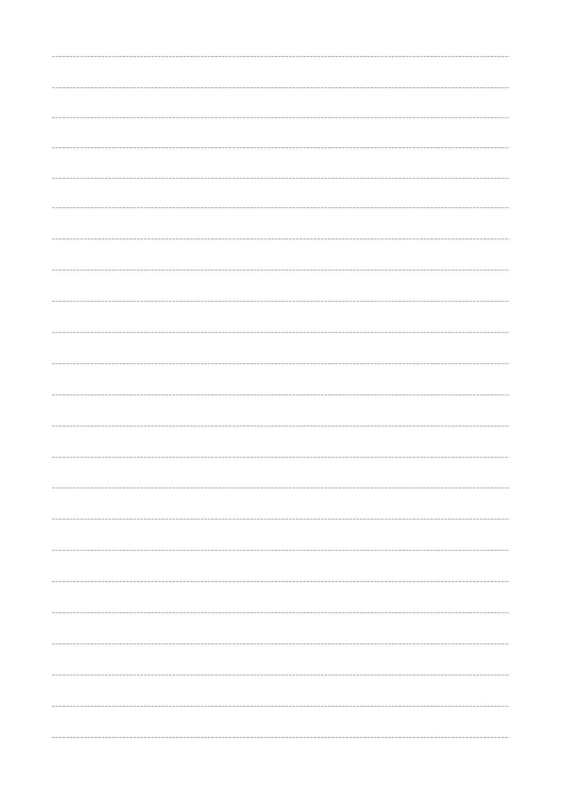 Blank Lined Paper Font