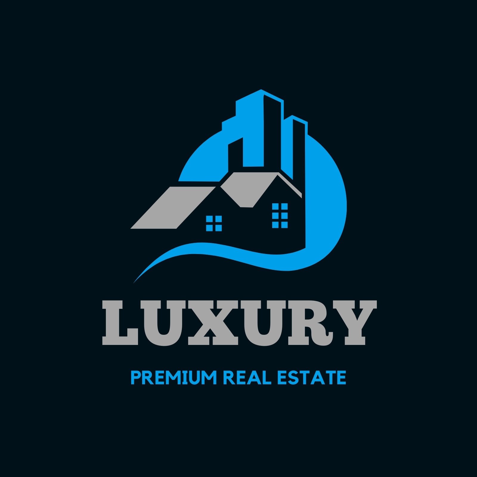 Upmarket, Modern, Real Estate Logo Design for Logo text should feature 
