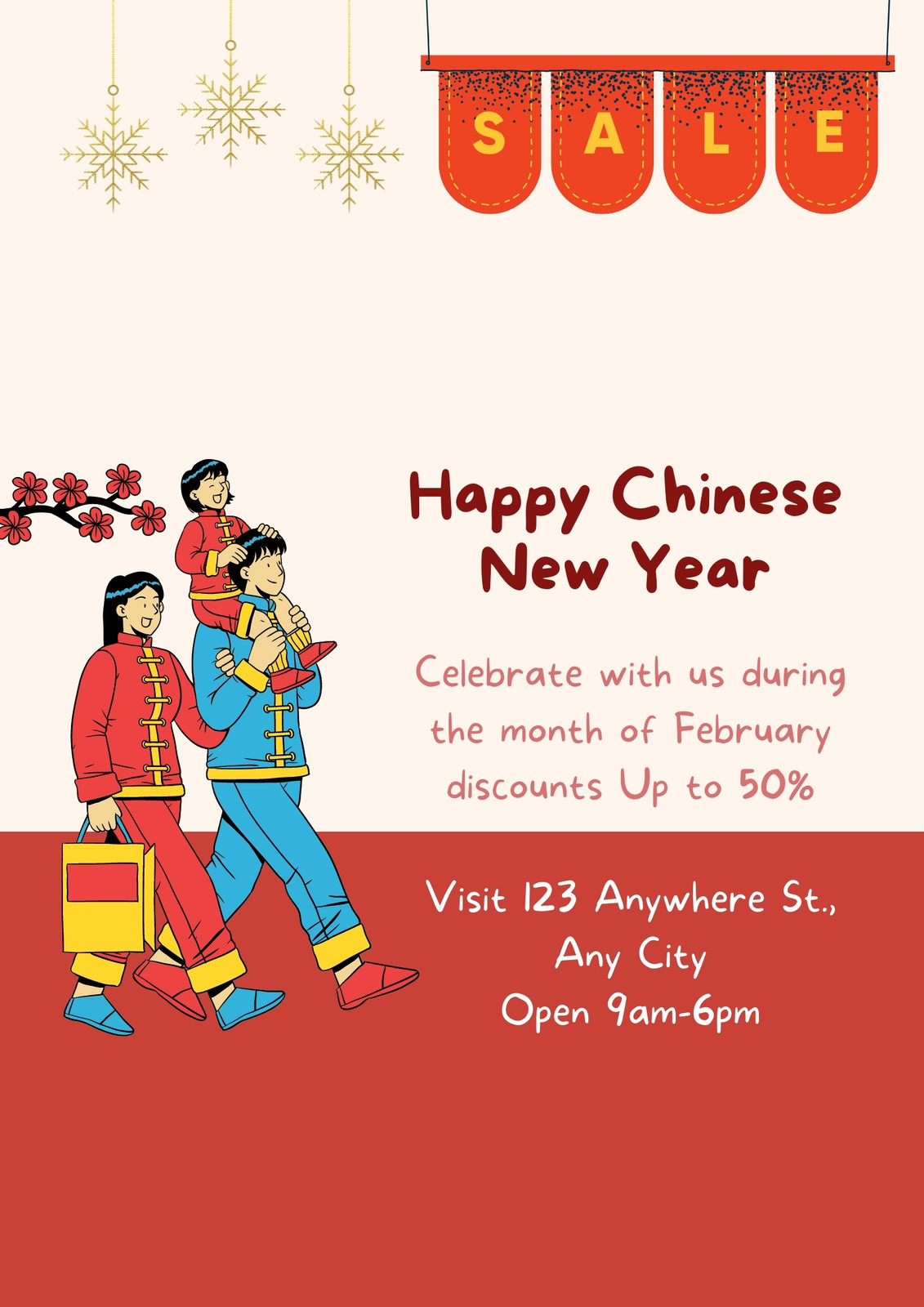 Page 5 Free Lunar New Year posters to customize and print Canva