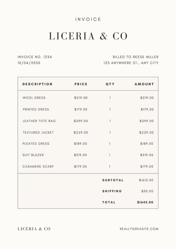 Free, printable, professional invoice templates to customize Canva