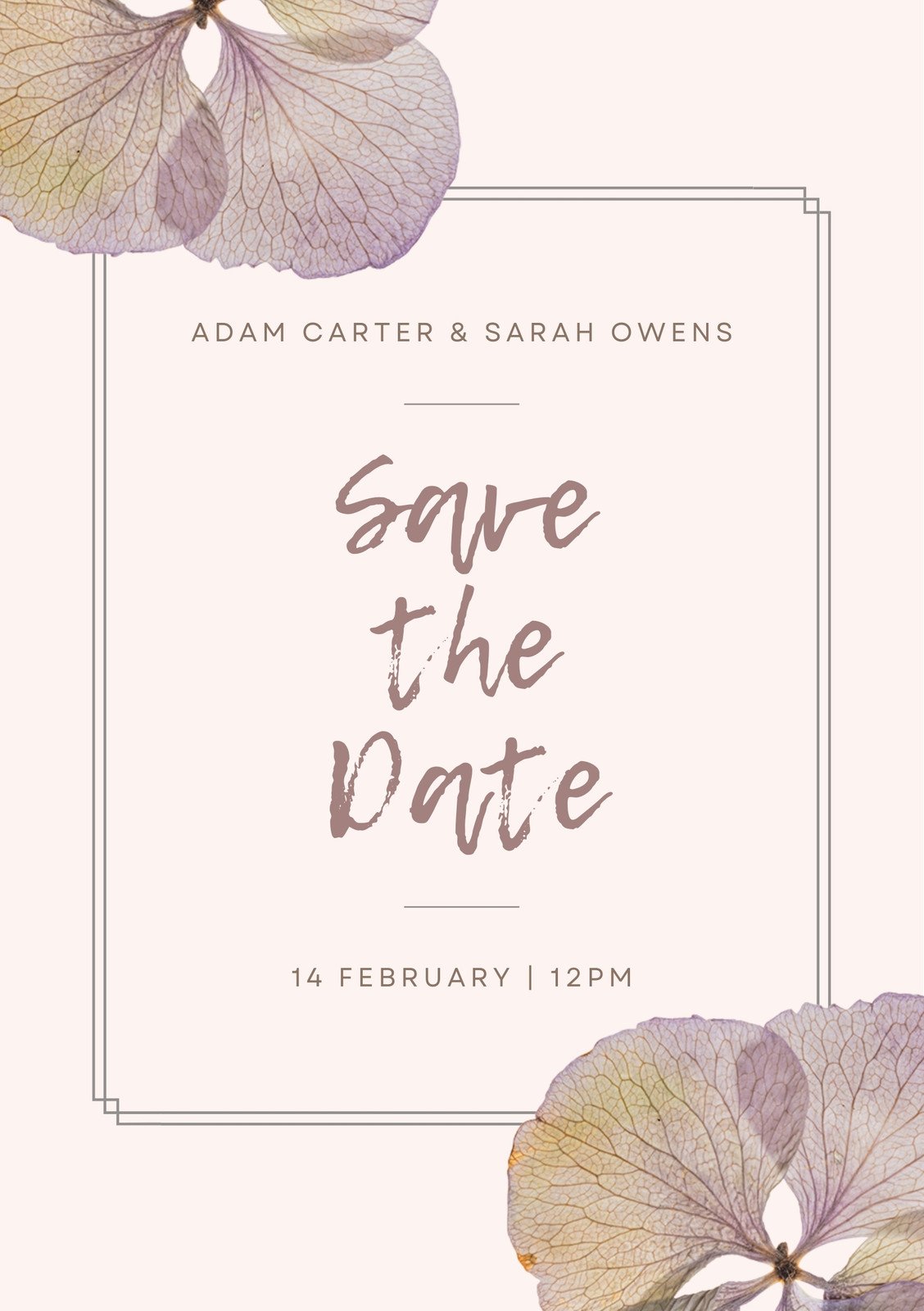 Free save the date card templates to edit and print | Canva