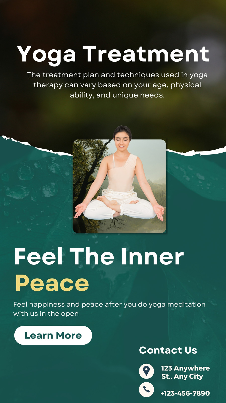 Yoga Classes - Funny Yoga Card Meditation Card - Inner Peace