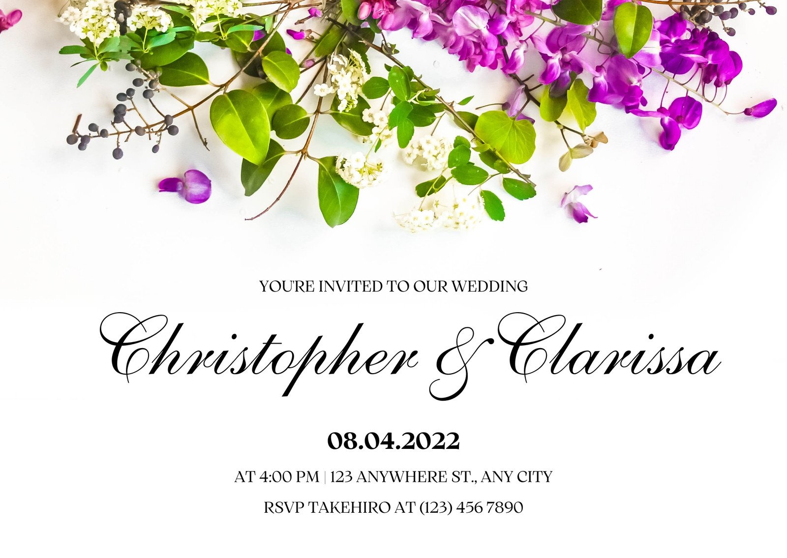 Free save the date card templates to edit and print