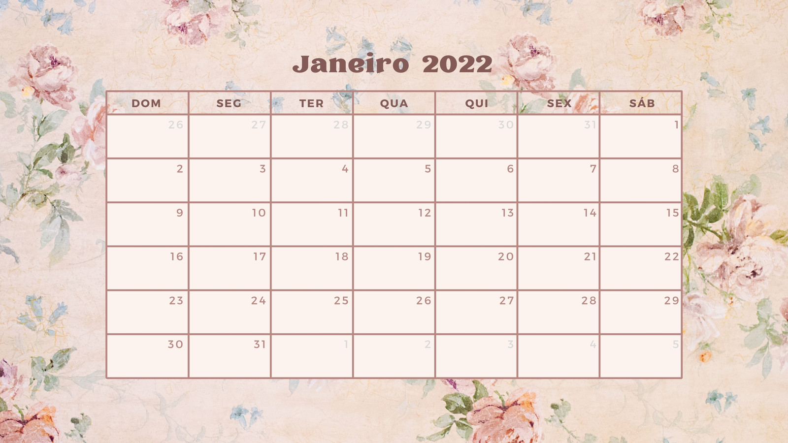 Como baixar calendário de 2023 com feriados para imprimir no Canva