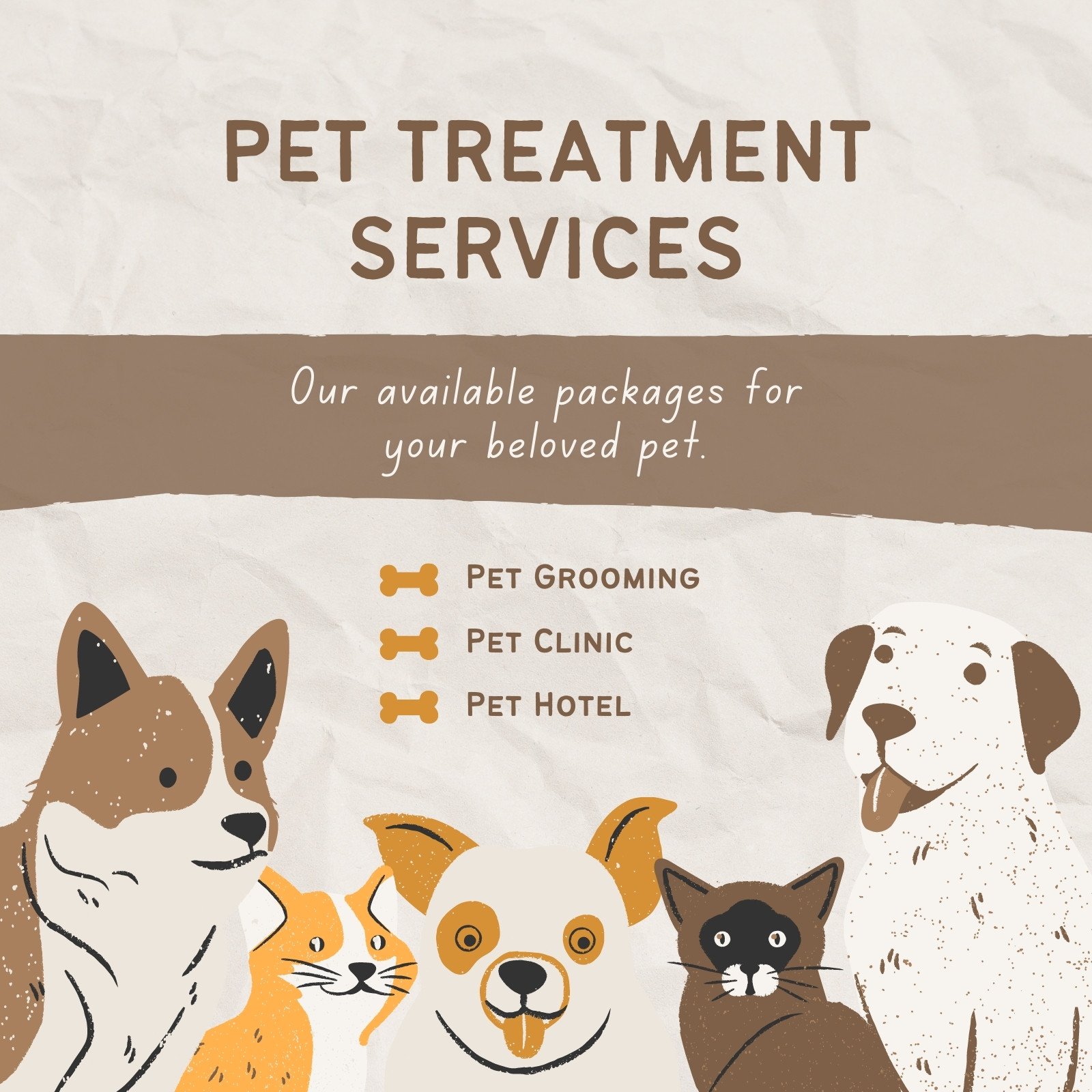 Puppy care samples