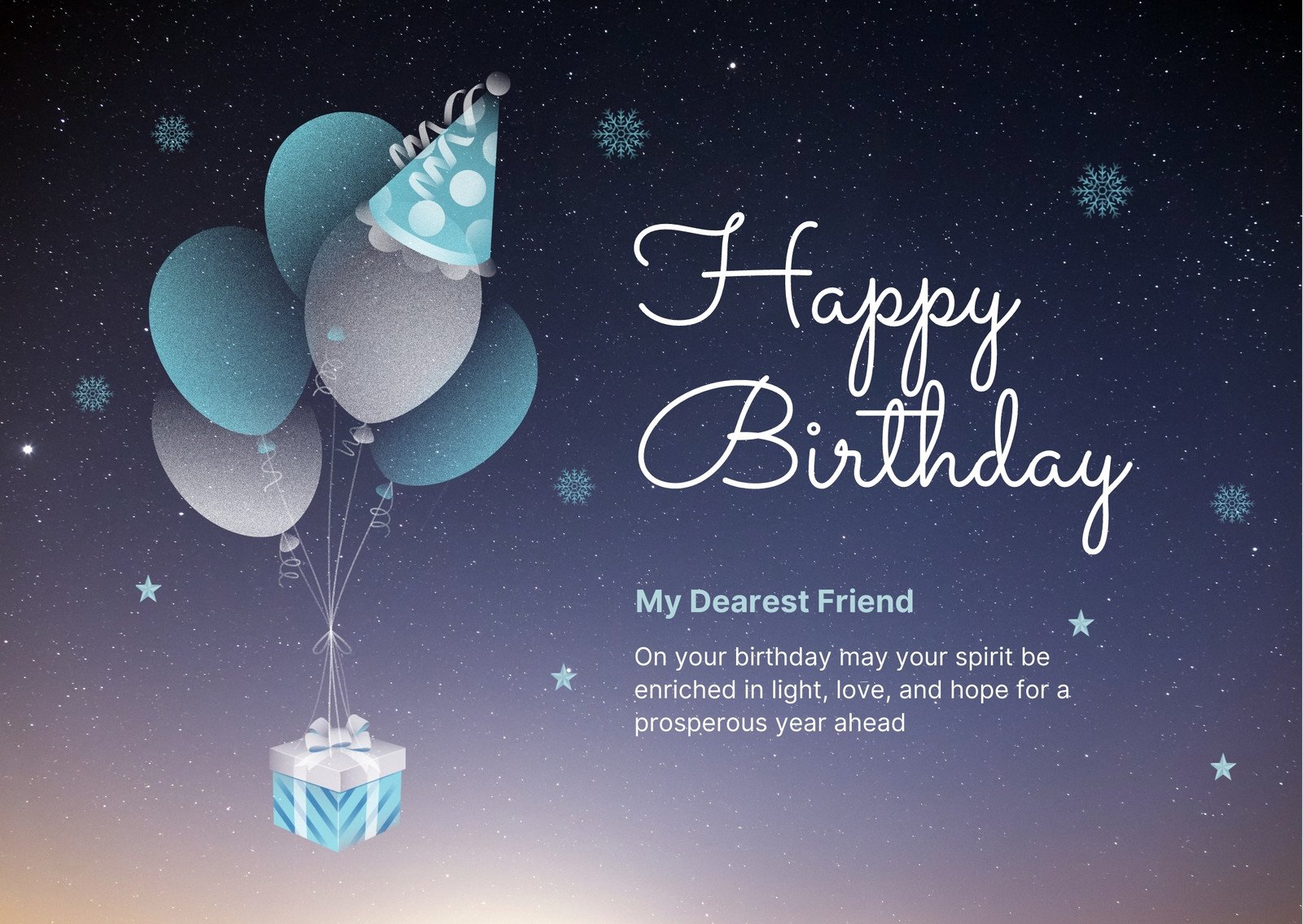 Tosca Creative Happy Birthday Card