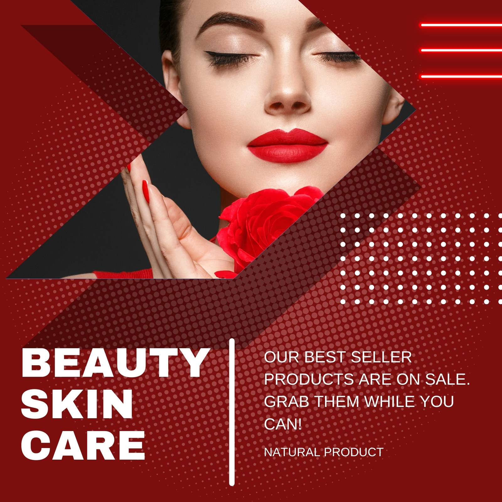 Free and customizable skin care templates