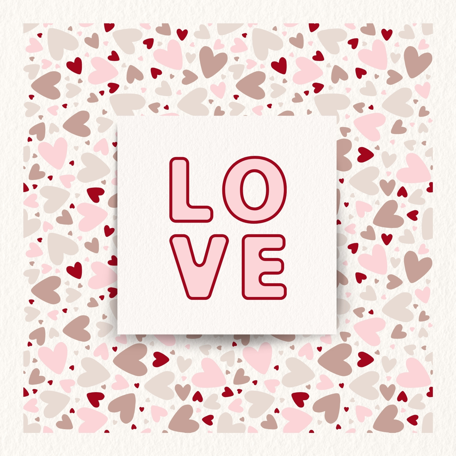 Free and customizable love templates
