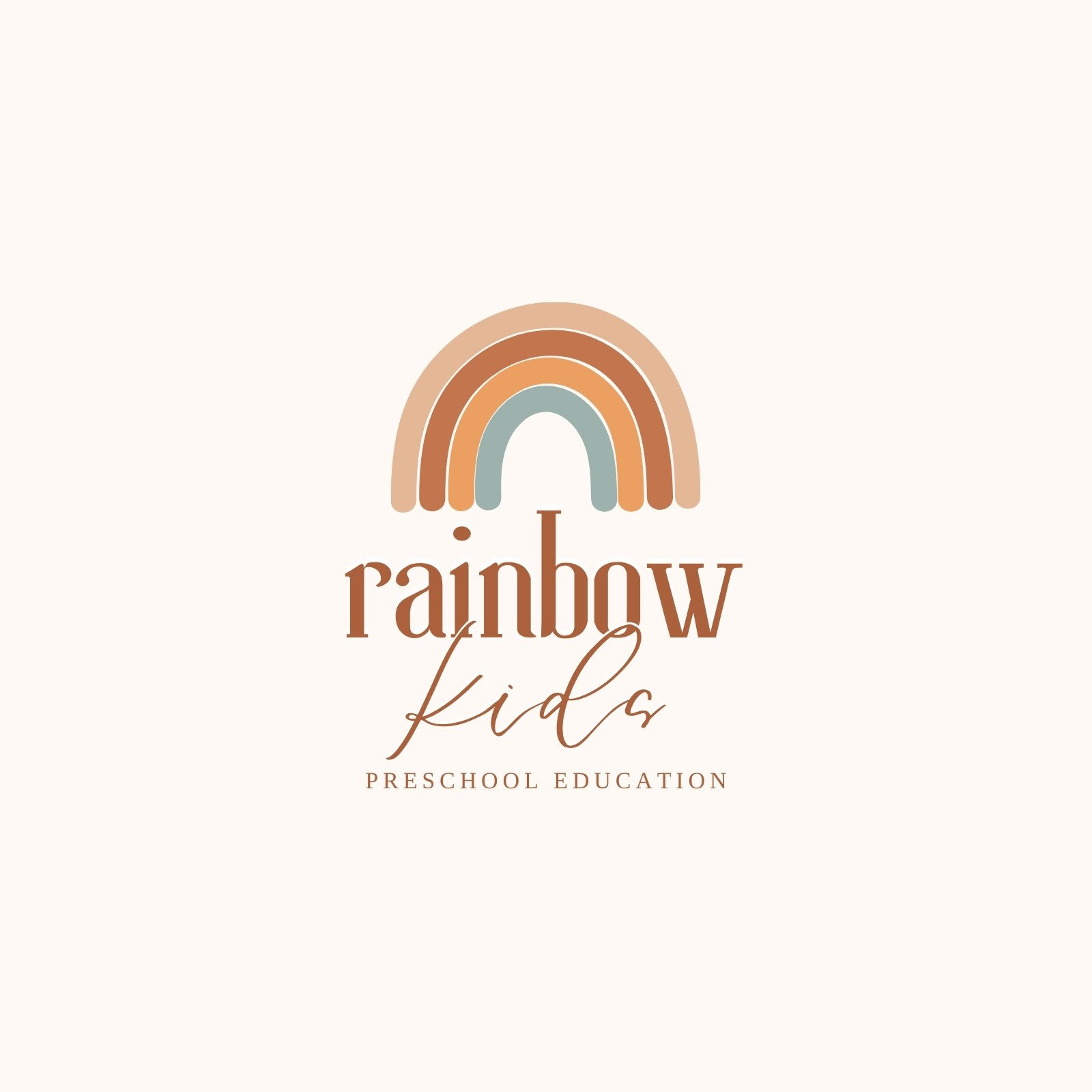Painted Rainbow Logo Template #68416 - TemplateMonster | Tool logo design,  Logo templates, Logo design template