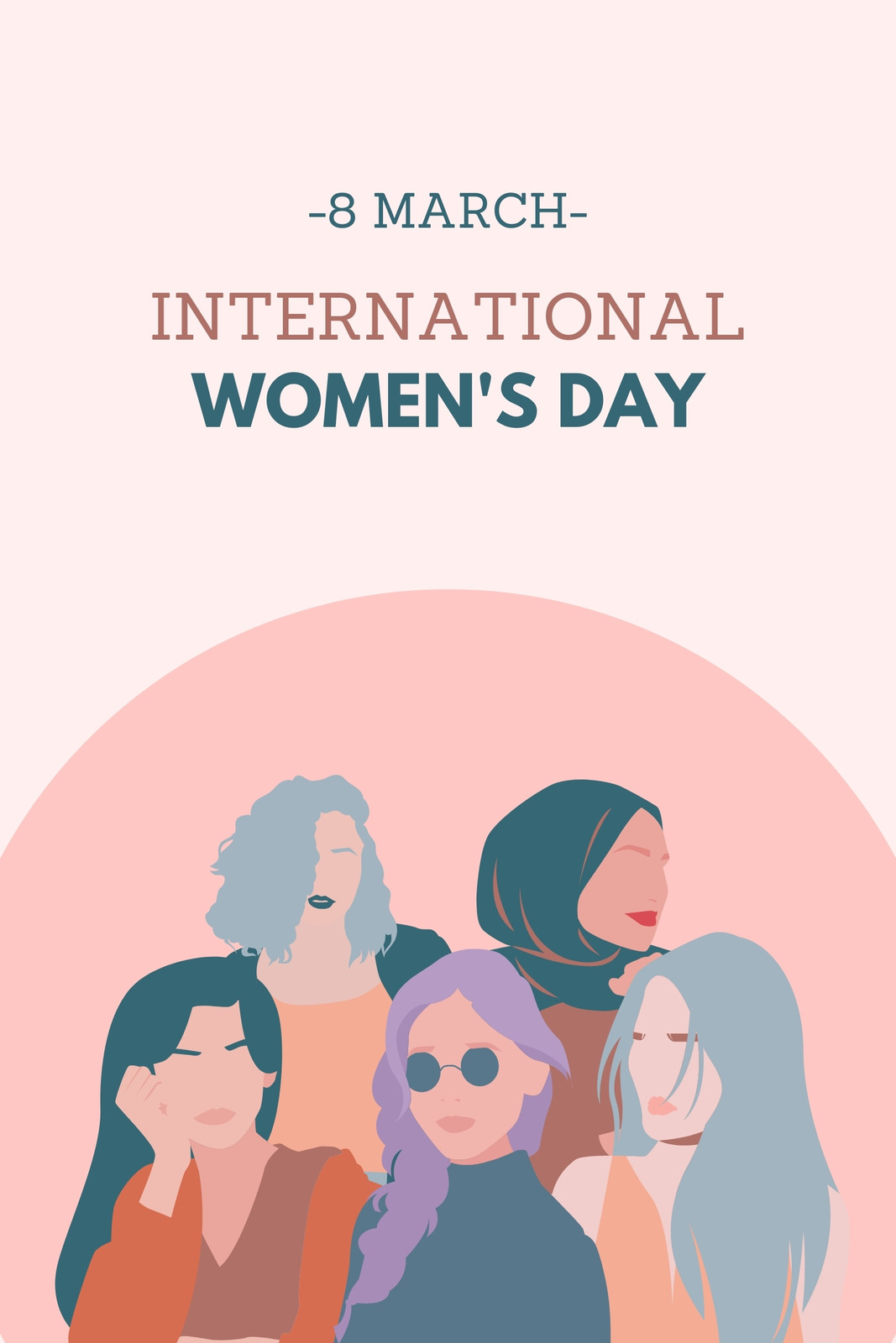 Page 2 - Free and customizable womens day templates