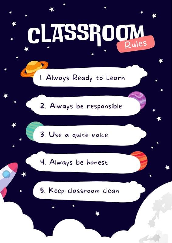 free-custom-printable-classroom-rules-poster-templates-canva