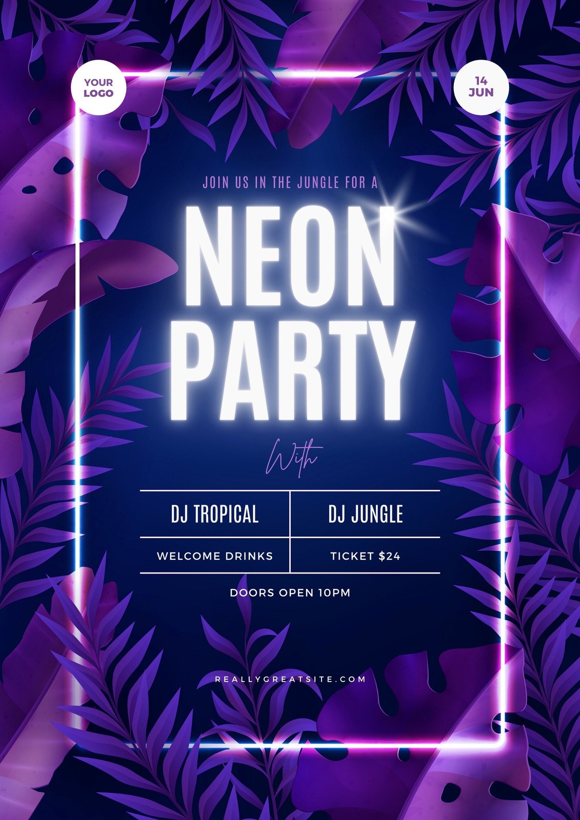 Free printable and customizable club flyer templates | Canva