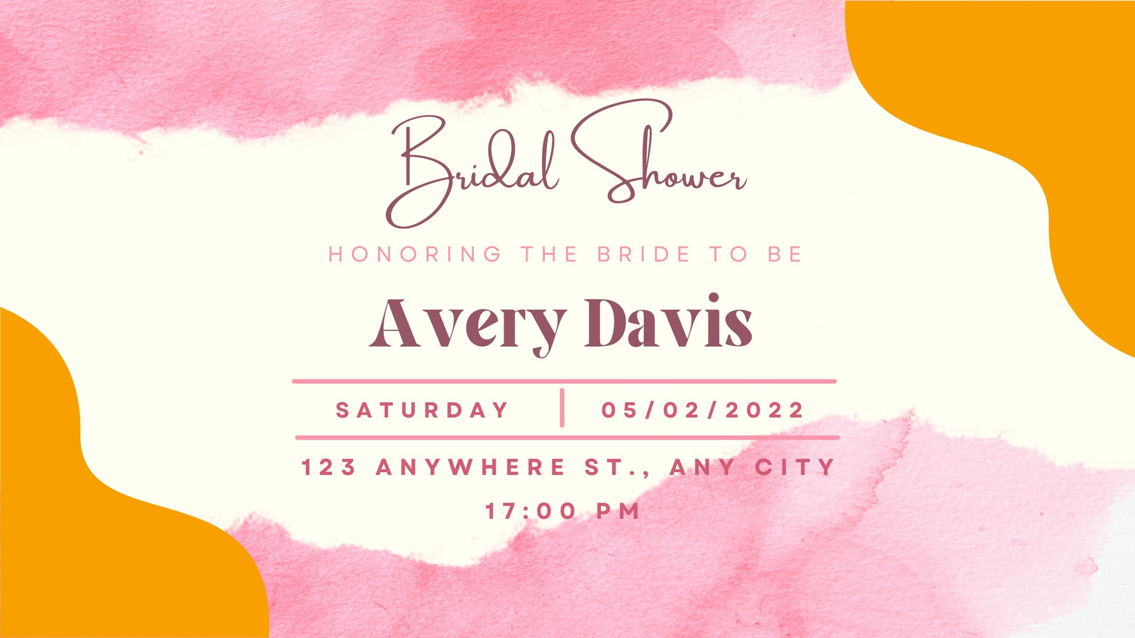 Page 12 - Free and customizable bridal shower templates