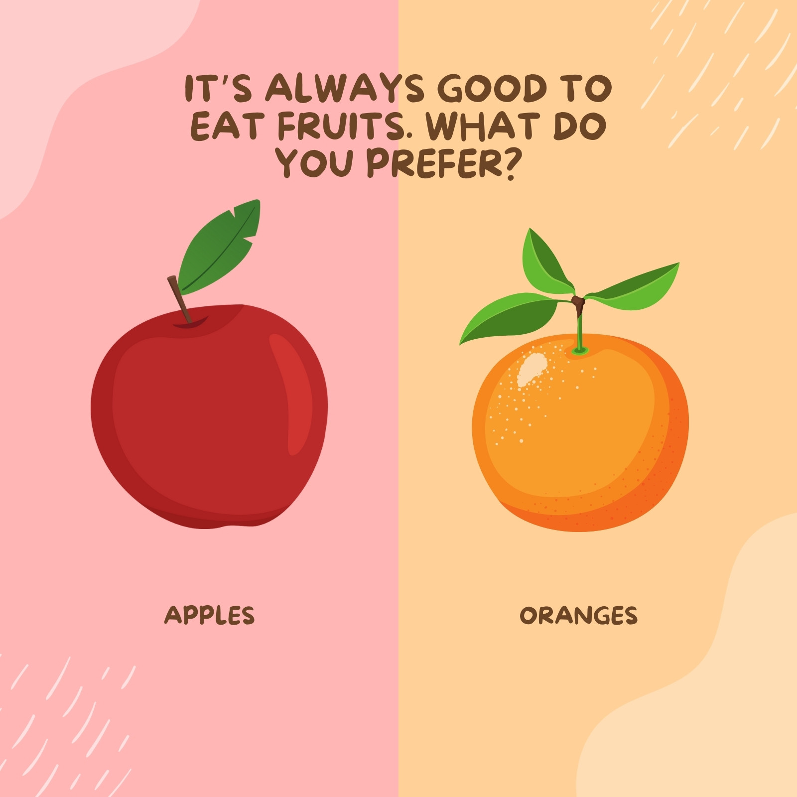 Free and customizable fruit templates