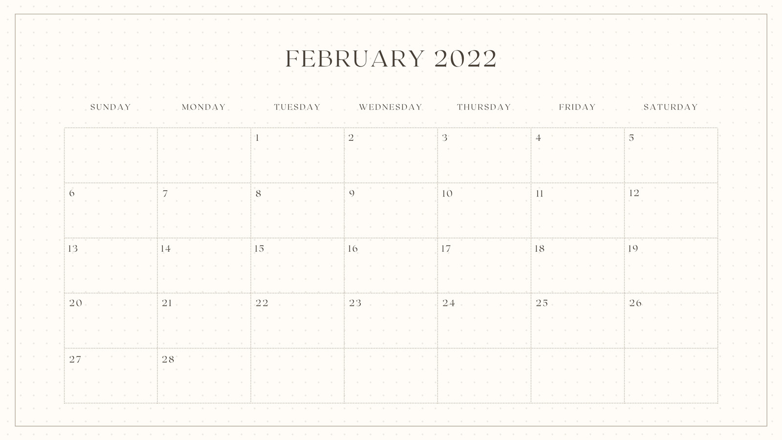 page 4 free printable customizable monthly calendar templates canva