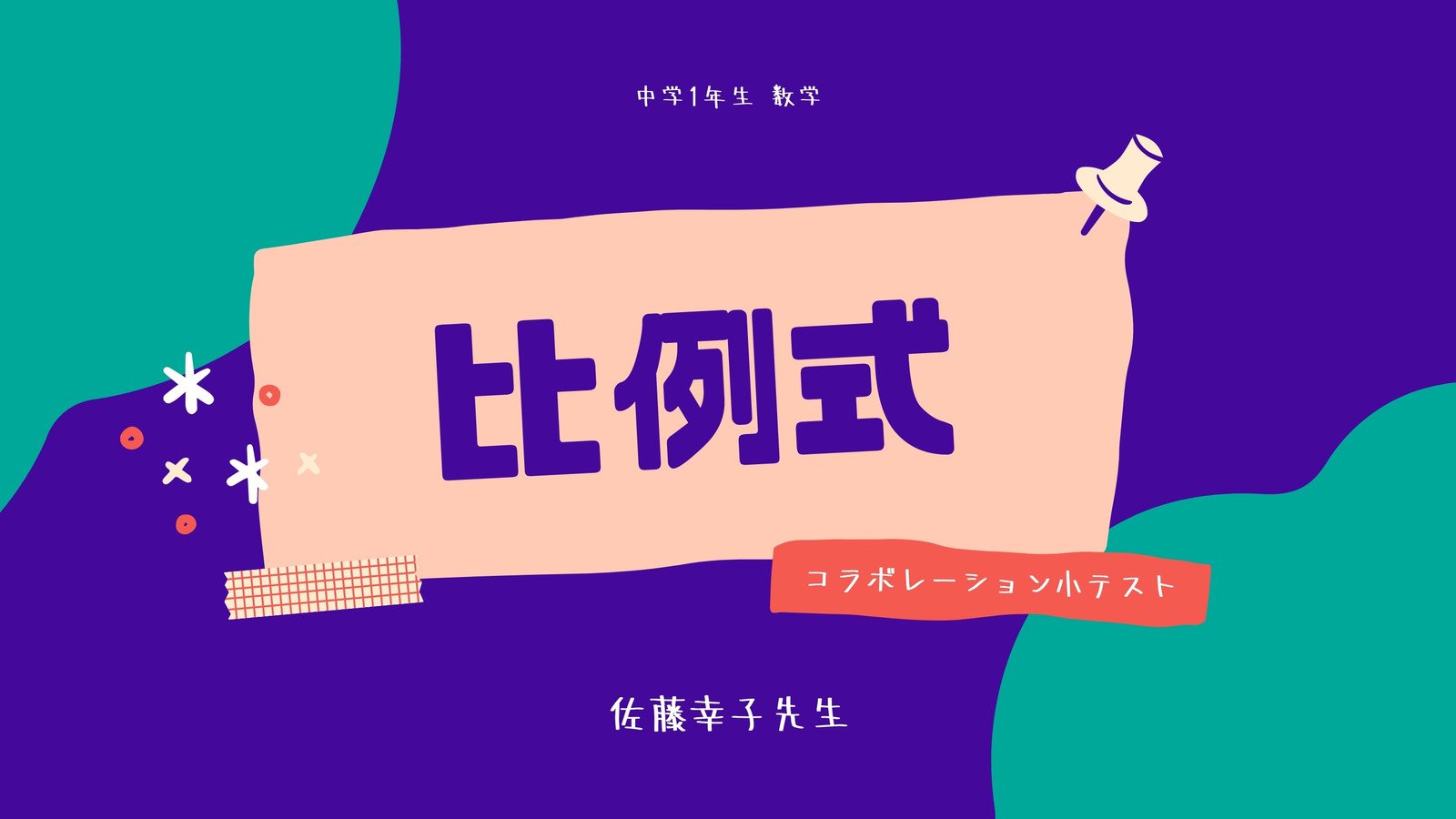 算数 数学の授業プレゼンテーションテンプレートでおしゃれなプレゼン資料やスライドデザインを無料で作成 Canva