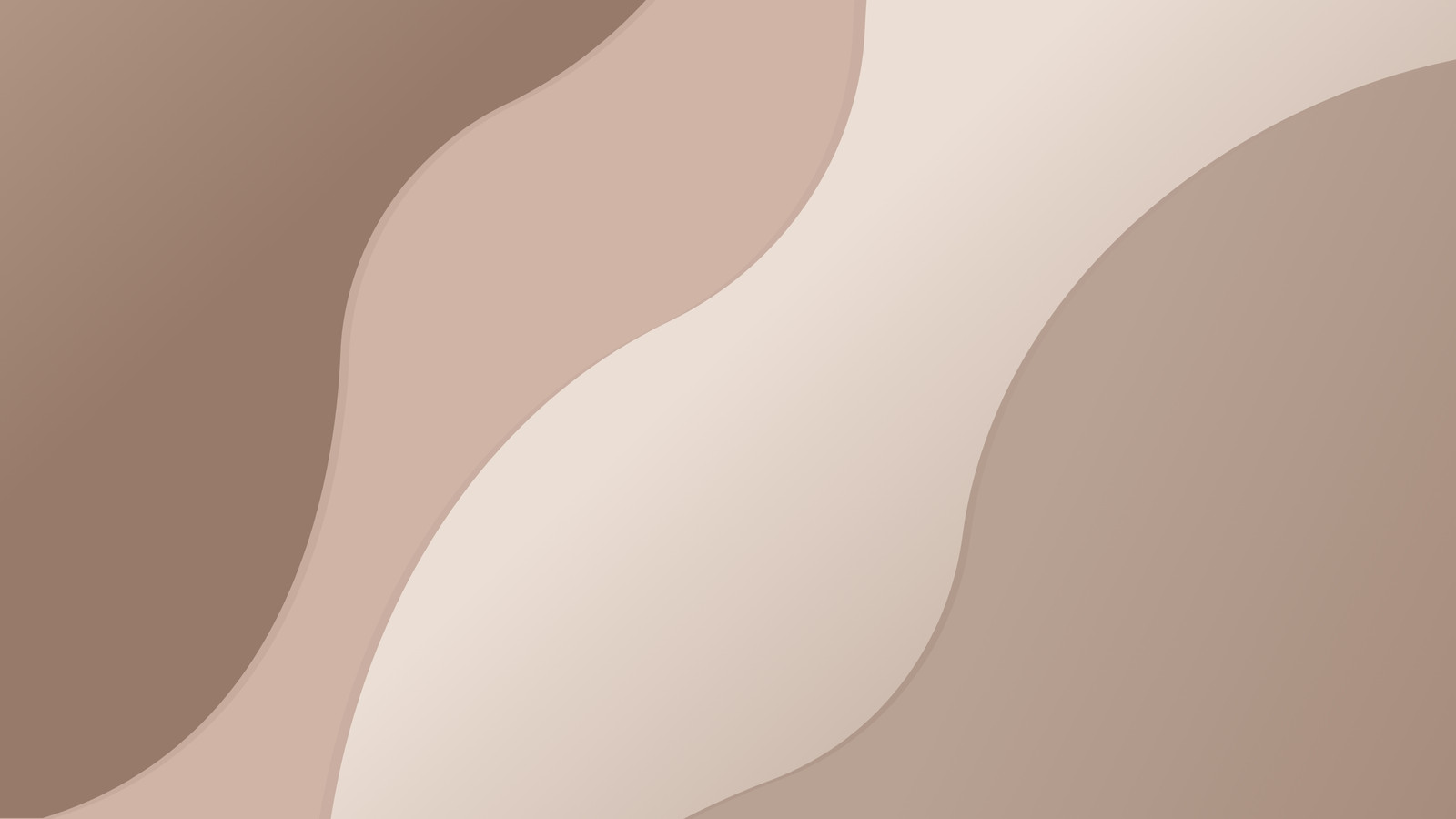 Fondo virtual para Zoom moderno gradiente ondulado marrón beis